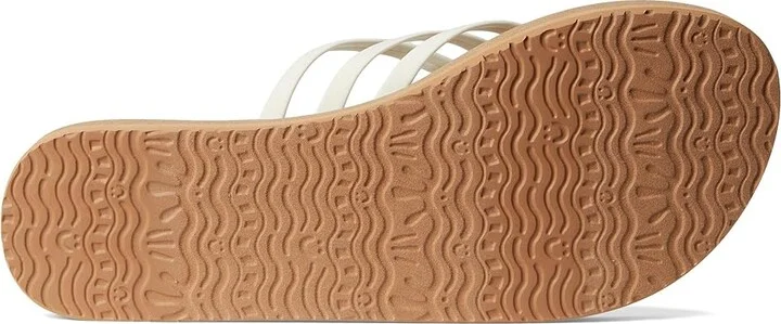 Sanuk Yoga Sandy II Women's Sandals Tan/White : 11 B - Medium, Synthetic - Image 3