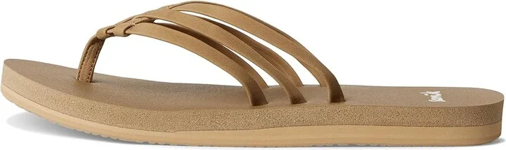 Sanuk Yoga Sandy II Women's Sandals Tobacco Brown : 11 B - Medium, Synthetic - Image 6