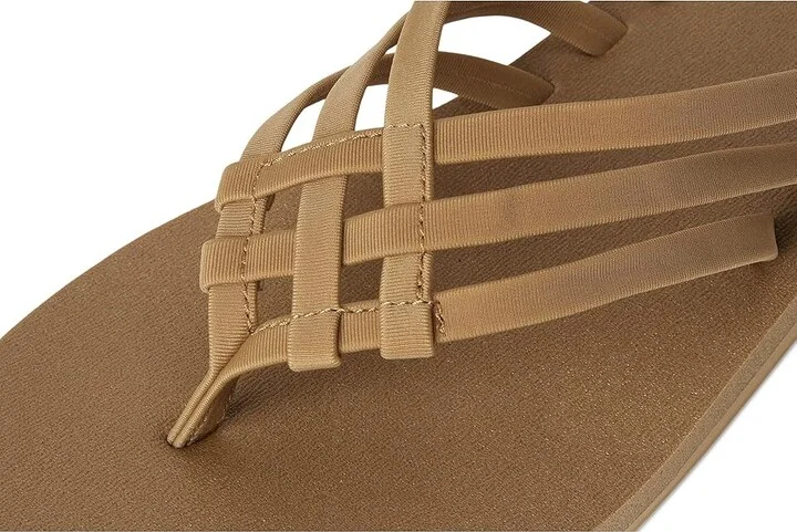 Sanuk Yoga Sandy II Women's Sandals Tobacco Brown : 11 B - Medium, Synthetic - Image 7