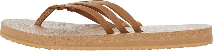 Sanuk Yoga Sandy Women's Shoes Tobacco Brown : 6 B - Medium, Textile - Image 6