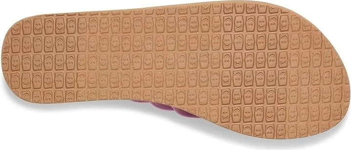 Sanuk Yoga Sandy Women's Shoes Violet Tulle : 10 B - Medium, Textile - Image 3