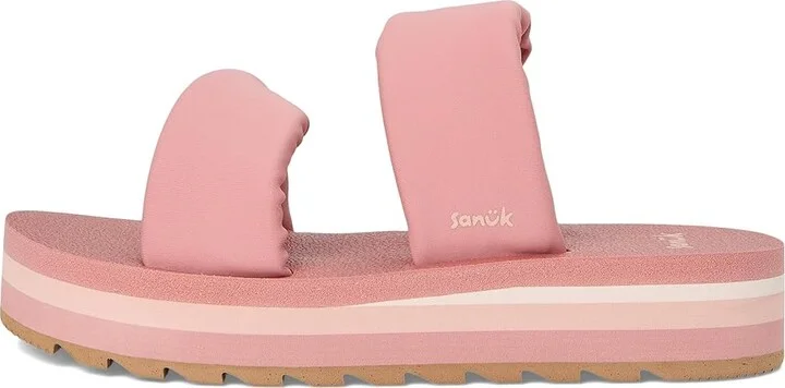 Sanuk Yoga Twist-n-slide Women's Wedge Shoes Rose Dawn : 10 B - Medium, Synthetic - Image 6
