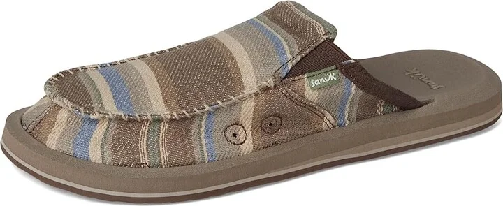 Sanuk You Got My Back Blanket Men's Shoes Dusk : 9 D - Medium, Cotton - Image 5
