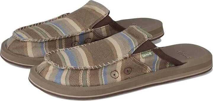 Sanuk You Got My Back Blanket Men's Shoes Dusk : 9 D - Medium, Cotton