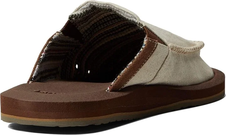 Sanuk You Got My Back Soft Top Hemp Men's Shoes Natural : 8 D - Medium, Textile - Image 4