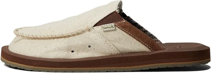 Sanuk You Got My Back Soft Top Hemp Men's Shoes Natural : 8 D - Medium, Textile - Image 6