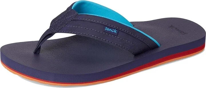Sanuk Ziggy Men's Sandals Navy Bright : 7 D - Medium, Leather/Rubber - Image 5