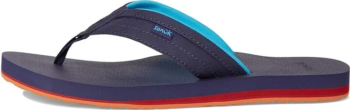 Sanuk Ziggy Men's Sandals Navy Bright : 7 D - Medium, Leather/Rubber - Image 6