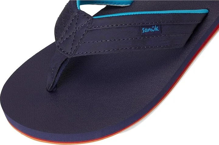 Sanuk Ziggy Men's Sandals Navy Bright : 7 D - Medium, Leather/Rubber - Image 7