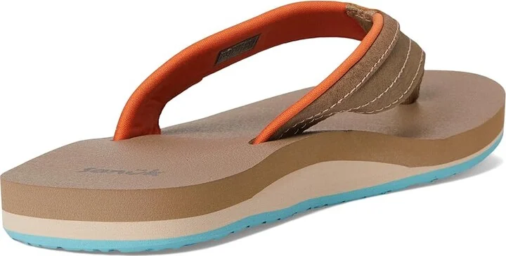 Sanuk Ziggy Men's Sandals Tan : 13 D - Medium, Leather/Rubber - Image 4