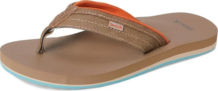 Sanuk Ziggy Men's Sandals Tan : 13 D - Medium, Leather/Rubber - Image 5