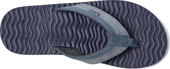 Sanuk Ziggy Plush Men's Sandals Blue : 7 D - Medium, Leather/Rubber - Image 2