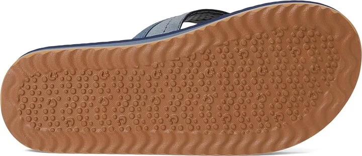 Sanuk Ziggy Plush Men's Sandals Blue : 7 D - Medium, Leather/Rubber - Image 3