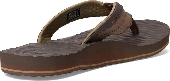 Sanuk Ziggy Plush Men's Sandals Brown : 9 D - Medium, Leather/Rubber - Image 4