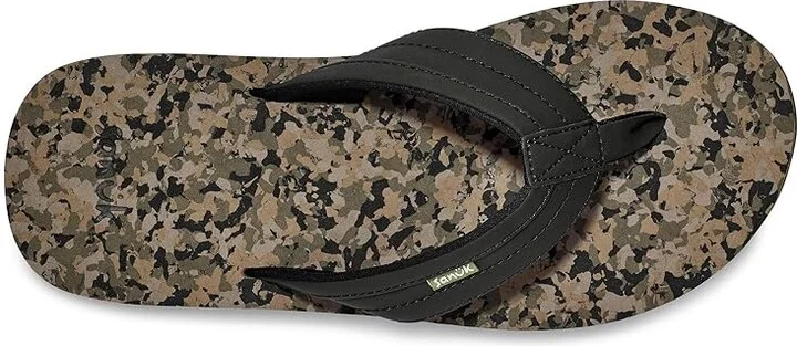 Sanuk Ziggy Soft Top Men's Shoes Black : 7 D - Medium, Synthetic - Image 2