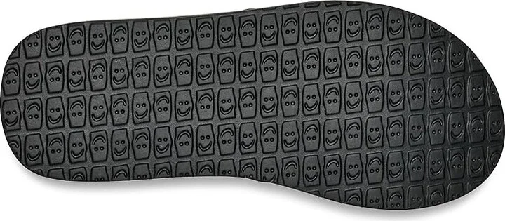 Sanuk Ziggy Soft Top Men's Shoes Black : 7 D - Medium, Synthetic - Image 3