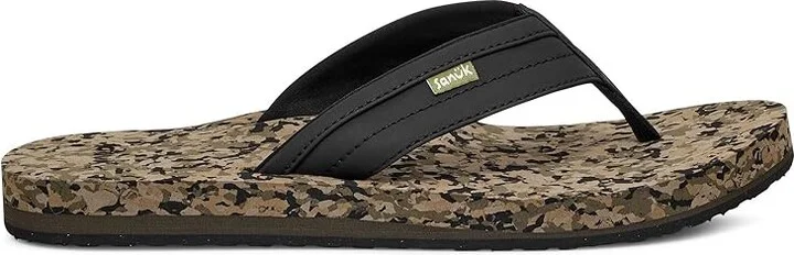 Sanuk Ziggy Soft Top Men's Shoes Black : 7 D - Medium, Synthetic - Image 5