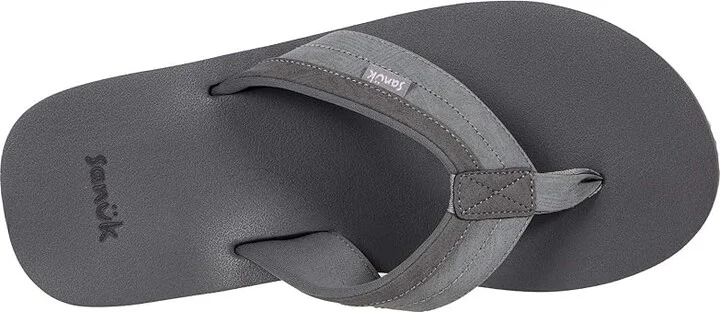 Sanuk Ziggy Soft Top Men's Shoes Grey : 7 D - Medium, Synthetic - Image 2