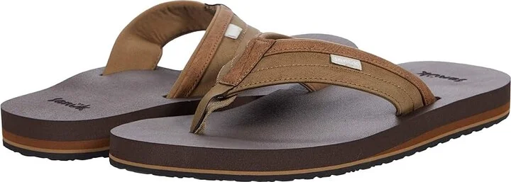 Sanuk Ziggy Soft Top Men's Shoes Tan : 9 D - Medium, Synthetic