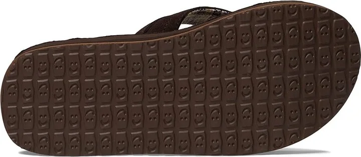 Sanuk Ziggy ST Suede Men's Shoes Brown : 7 D - Medium - Image 3