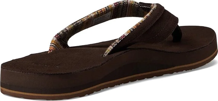Sanuk Ziggy ST Suede Men's Shoes Brown : 7 D - Medium - Image 4