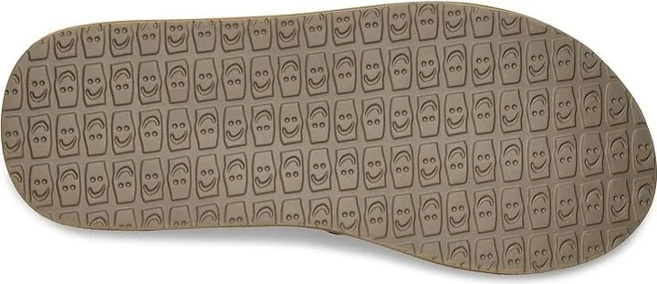 Sanuk Ziggy ST Suede Men's Shoes Dark Tan : 7 D - Medium - Image 3