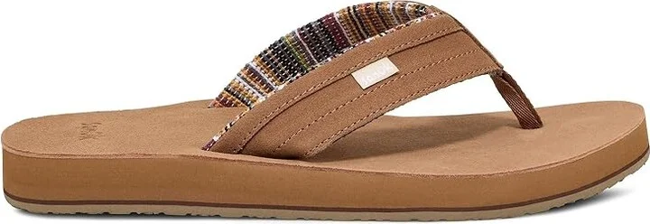 Sanuk Ziggy ST Suede Men's Shoes Dark Tan : 7 D - Medium - Image 5