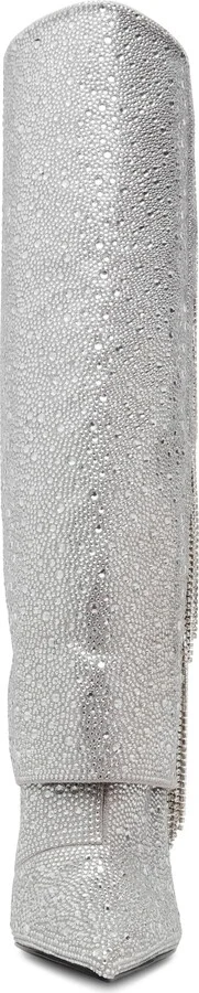 Sanya Rhinestone Fringe Knee High Boot - Image 3