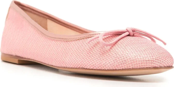 Sapatilha Sarita textured-leather ballet pumps - Image 2