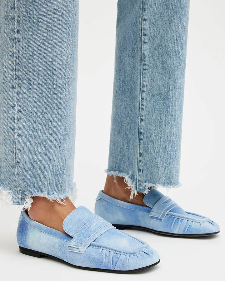Sapphire Suede Loafer Shoes - Image 2