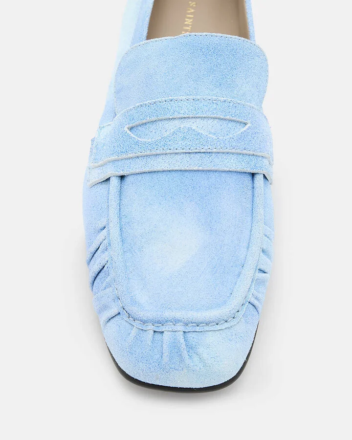 Sapphire Suede Loafer Shoes - Image 3