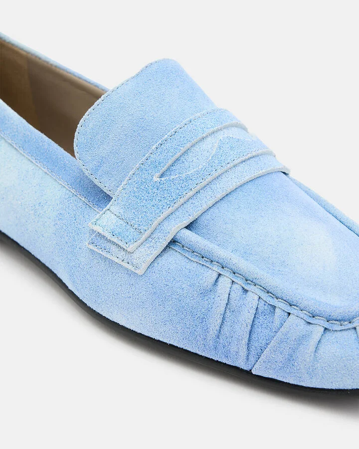 Sapphire Suede Loafer Shoes - Image 5