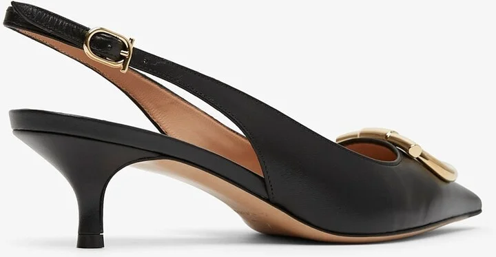 Sara 40 black sling pumps - Image 3