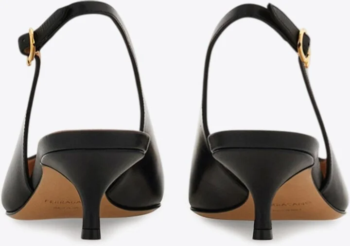 Sara 40 Maxi Gancini Slingback Pumps - Image 2