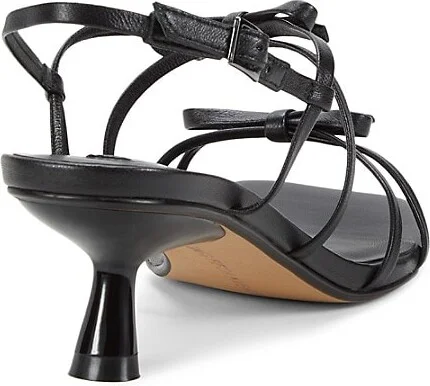 Sara 50MM Bow Leather Sandals - Image 3