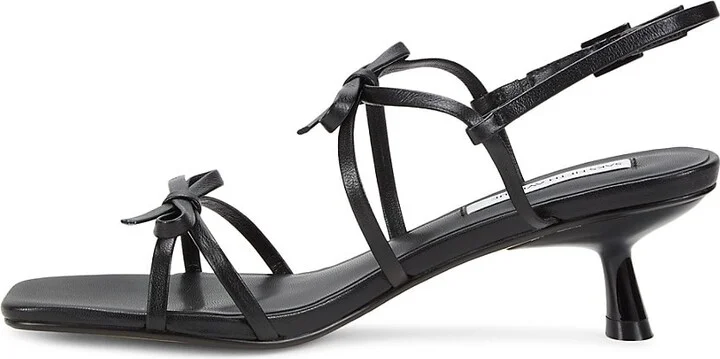 Sara 50MM Bow Leather Sandals - Image 4