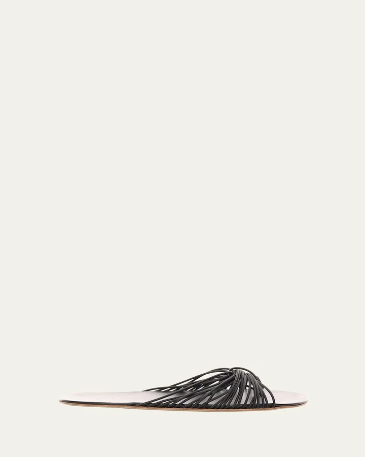 Sara Elastic Thong Slide Sandals