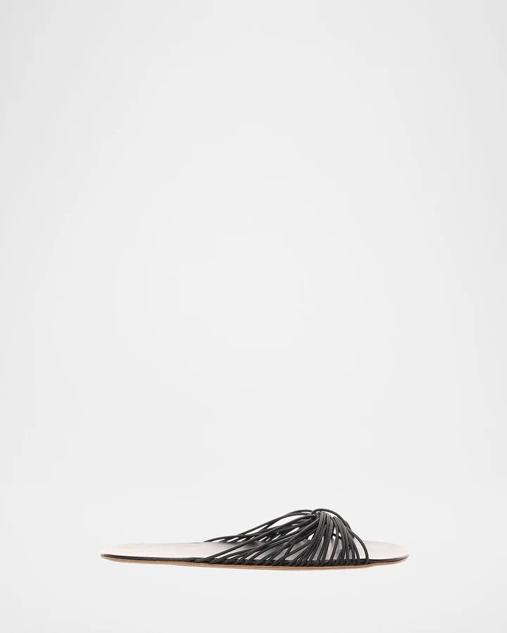 Sara Elastic Thong Slide Sandals