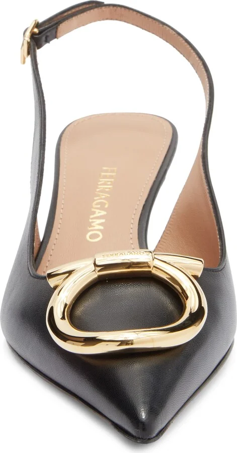 Sara Kitten Heel Slingback Pump - Image 4
