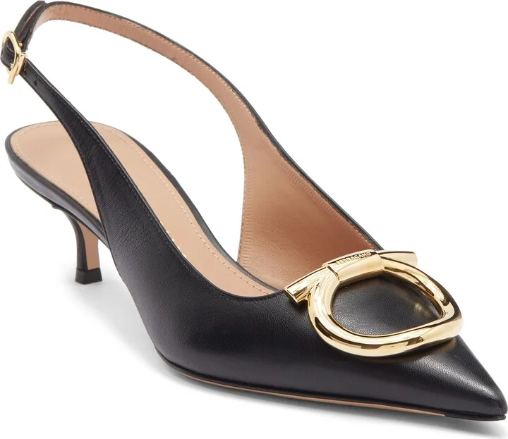 Sara Kitten Heel Slingback Pump