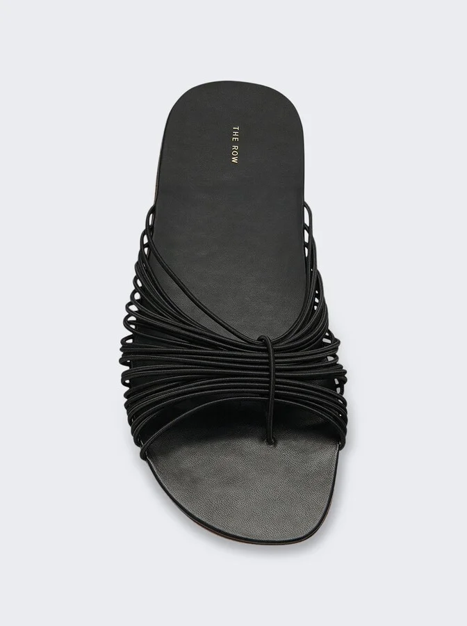 Sara Thong Slide Black