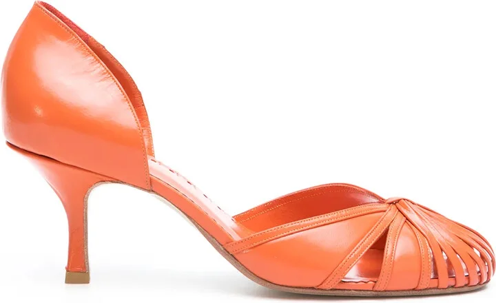 Sarah cage-style pumps