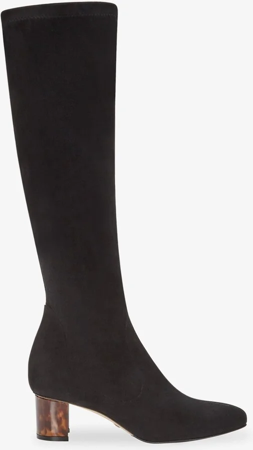 Sarah Flint Alexandra 50 Boot - Black Stretch Suede - Image 3