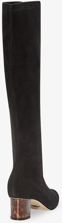 Sarah Flint Alexandra 50 Boot - Black Stretch Suede - Image 8
