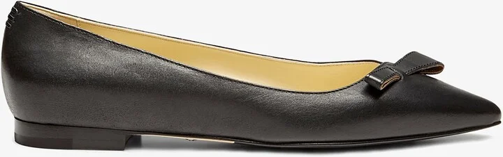 Sarah Flint Natalie Flat - Black Vachetta - Image 3