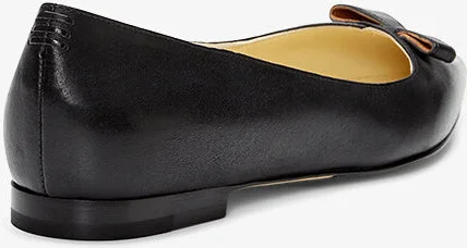 Sarah Flint Natalie Flat - Black Vachetta - Image 8