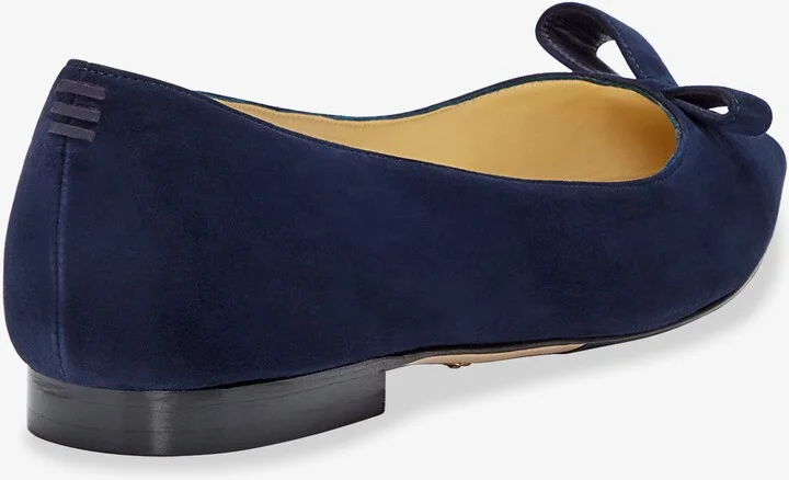 Sarah Flint Natalie Flat - Navy Suede - Image 3