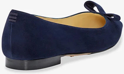 Sarah Flint Natalie Flat - Navy Suede - Image 7