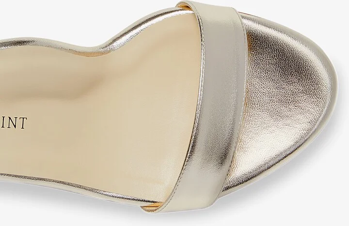 Sarah Flint Perfect Block Sandal 30 - Gold Nappa - Image 5