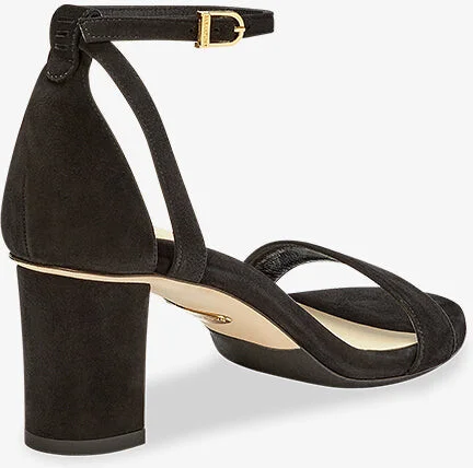 Sarah Flint Perfect Block Sandal 60 - Black Suede - Image 8